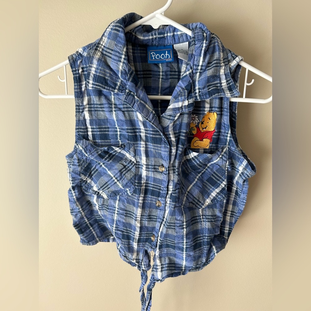 Super cute Pooh bear button down